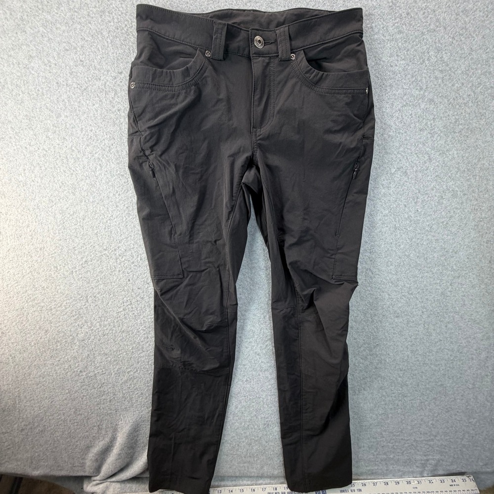 Duluth Trading Co Flexpedition Slim Leg Cargo Pants Black 2x29 Hiking Outdoor